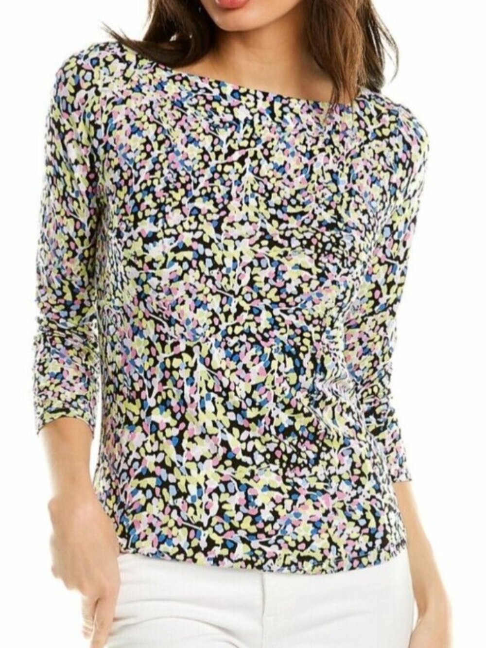 NWT Ted Baker London NORMMA- Half Sleeve Flec Tee Shirt Multi Color Size 4